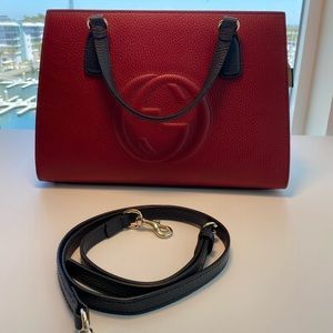 GUCCI Tri-colored leather bag